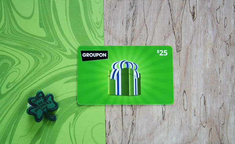 how to use groupon gift card