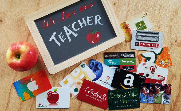 The Best Valentine Gift Cards For Teachers In 2020 Giftcards Com